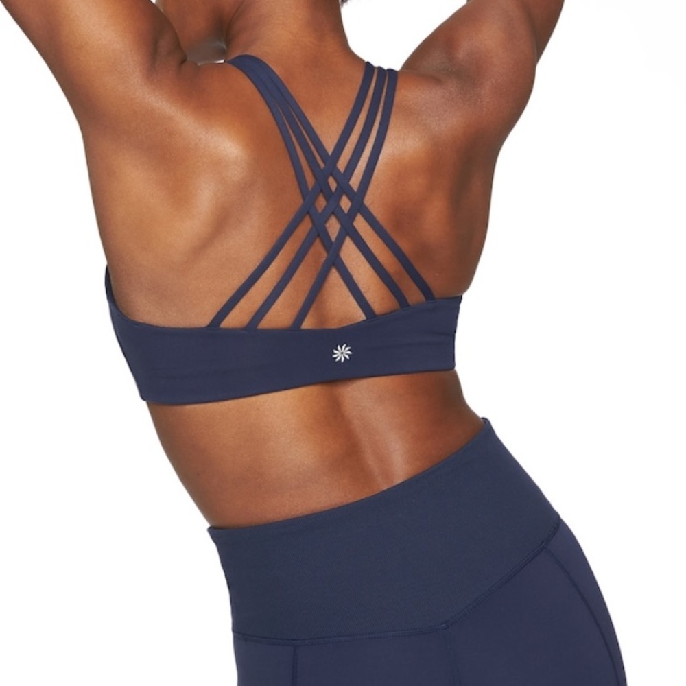 Navy Athleta Sports Bra